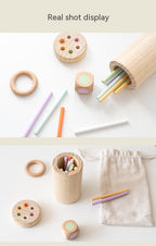 Montessori-Inspired Toddler Stick Balance Game