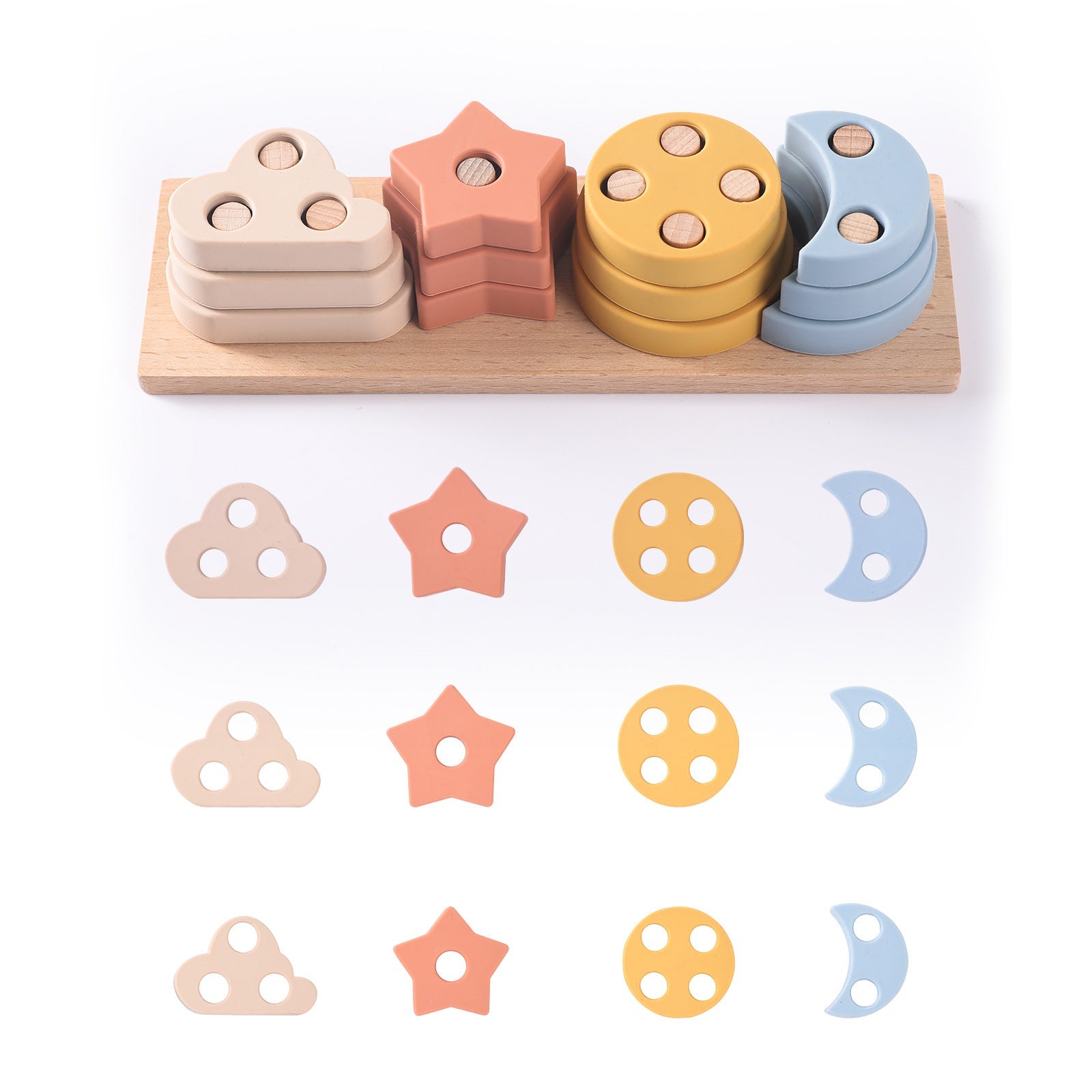 Montessori Shape Match Wagon