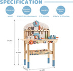 Little Builder Wooden Workbench