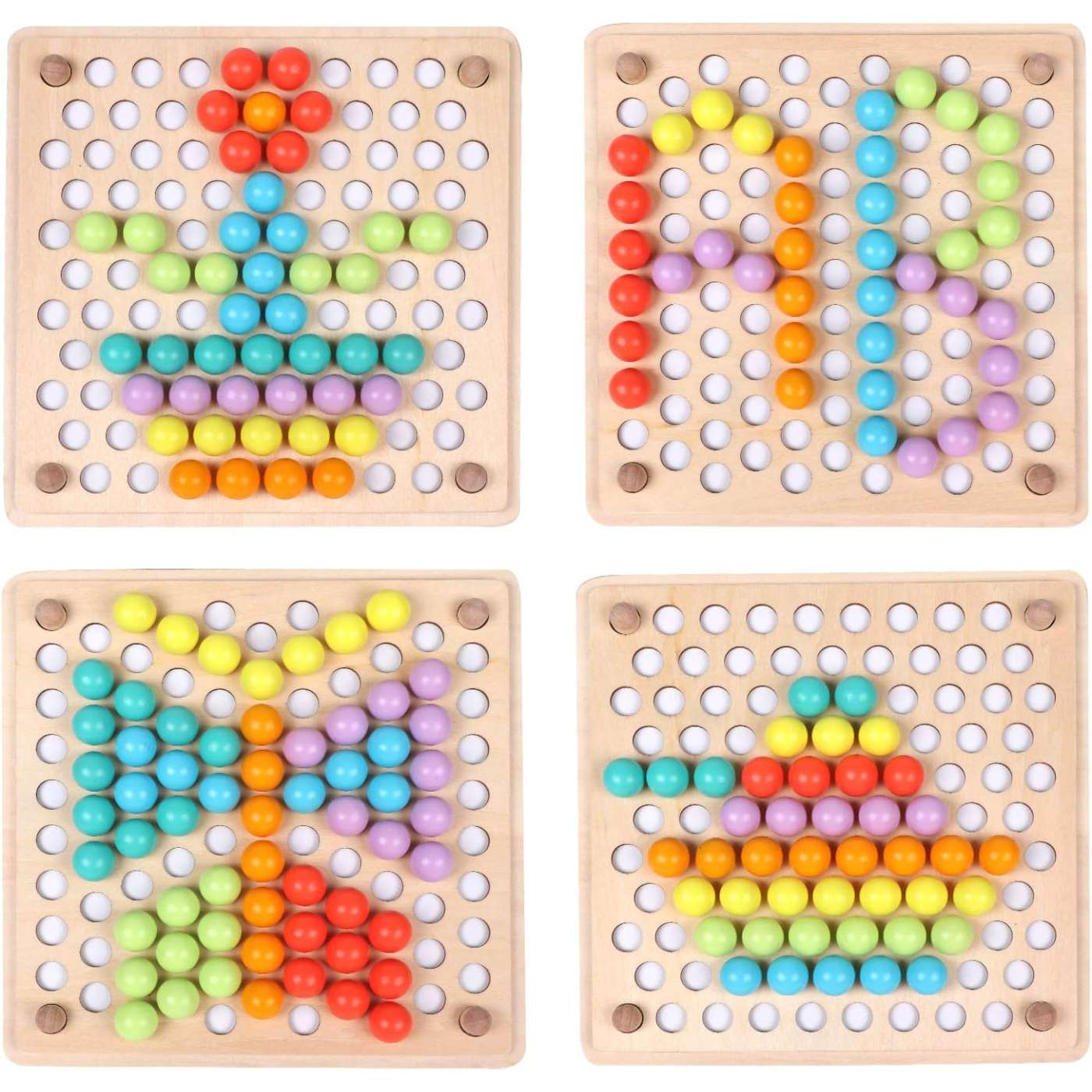 Montessori Color Match Peg Board