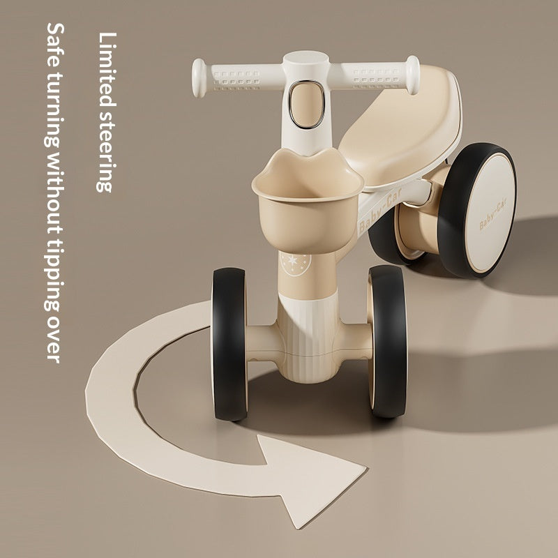 Baby Ride On Bike with Music & Lights | Toddler Balance Ride On Toy