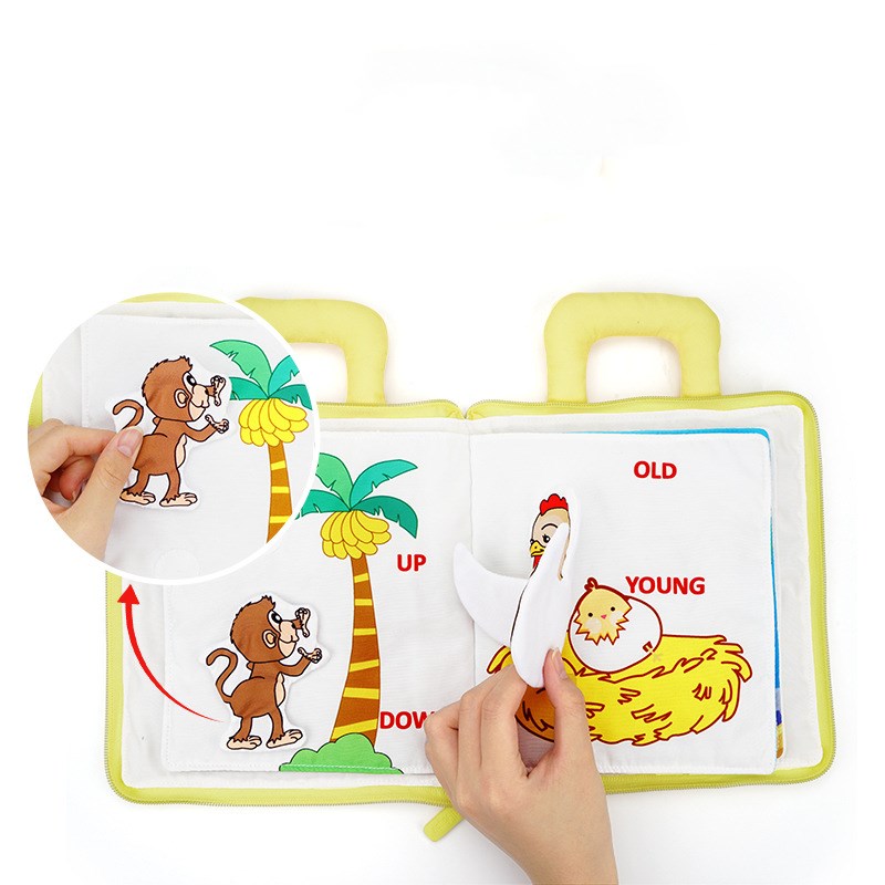 Montessori  Jollybaby my quiet cloth book
