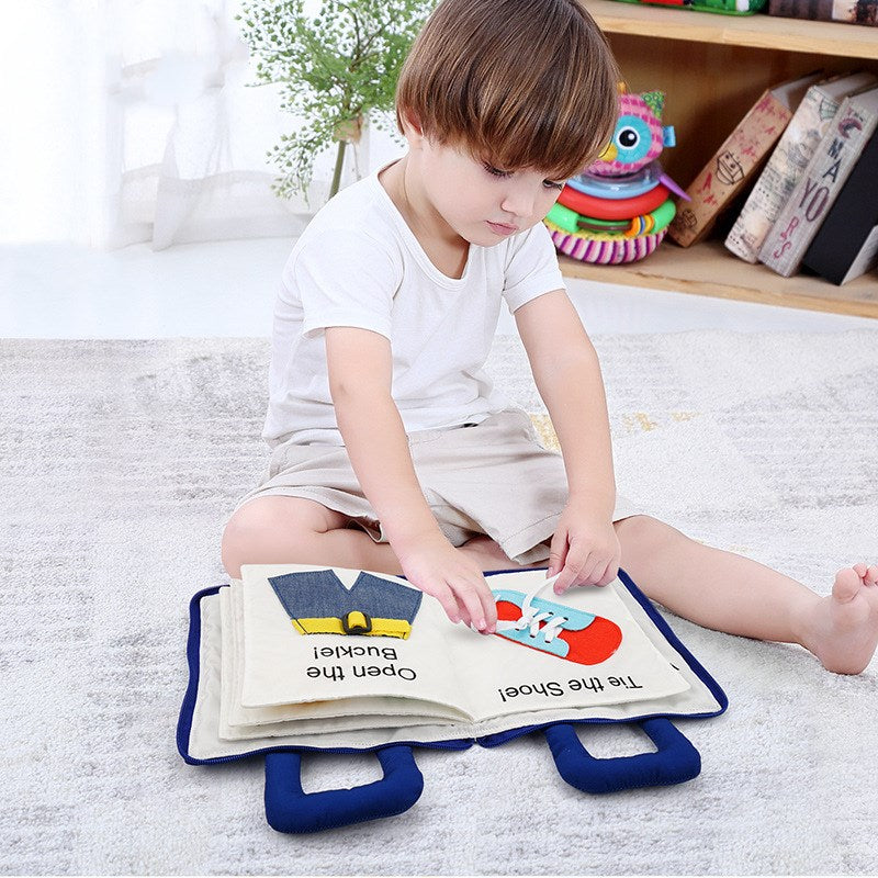 Montessori  Jollybaby my quiet cloth book