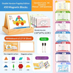 Montessori Magnetic Tangram Puzzle Box
