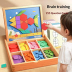 Montessori Magnetic Tangram Puzzle Box