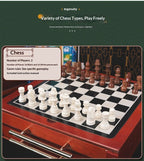 15-in-1 Board Game Set – Chess, Backgammon & Family Classics All-in-One