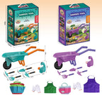 Kids Garden Wheelbarrow Set – Outdoor Gardening Toy Kit with Tools