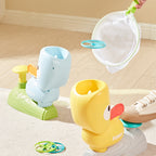 Kids Duck Disk Launcher Toy – Outdoor Flying Disc Shooter Game