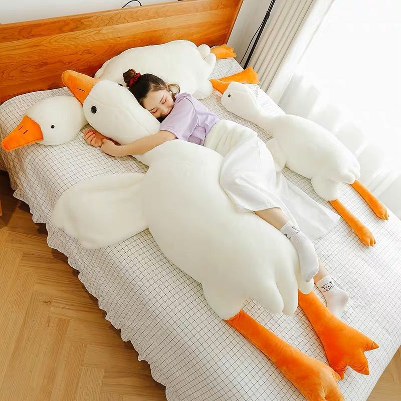 XL Giant Goose Plush Toy | Soft Body Pillow for Kids
