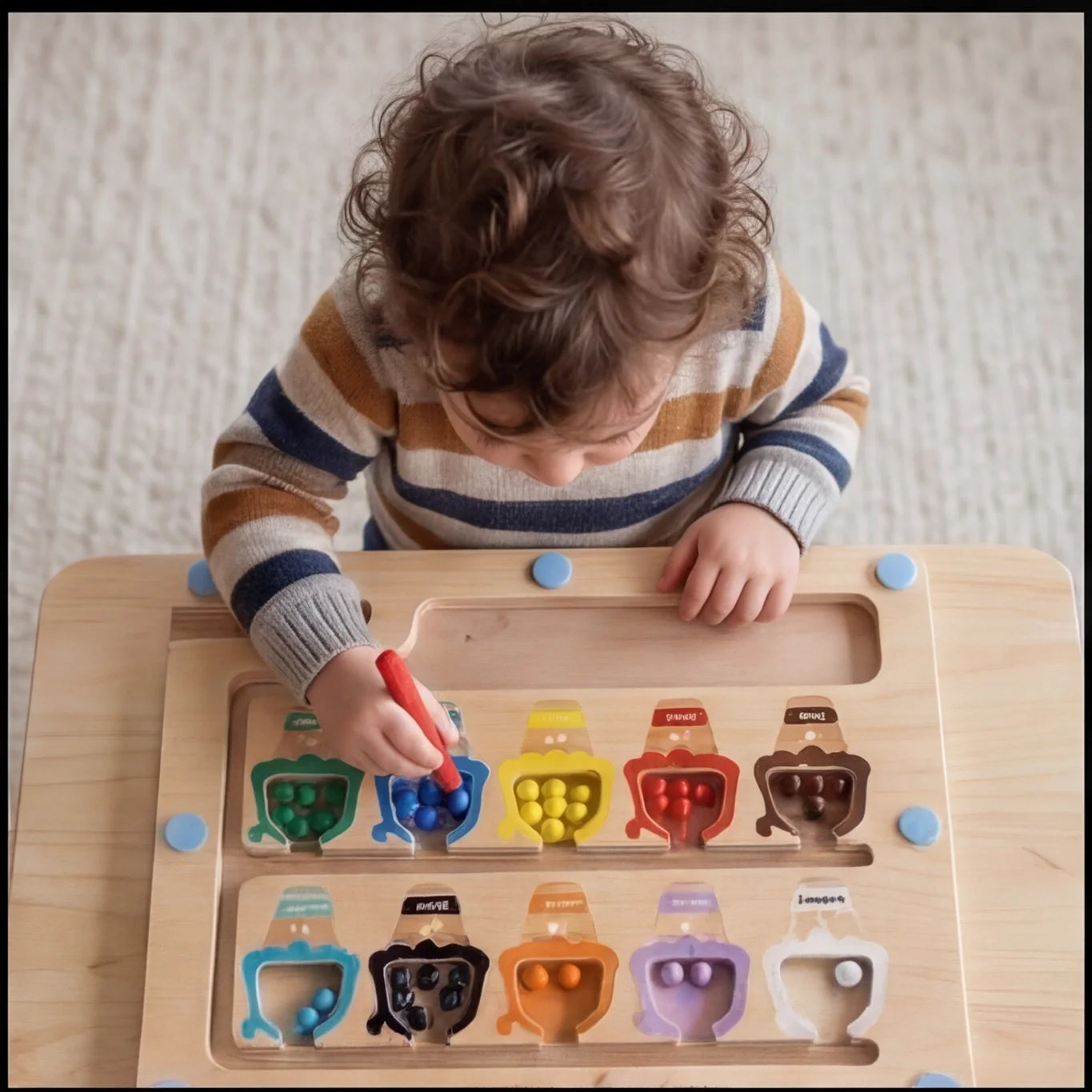 Montessori Ice Cream Counting Maze