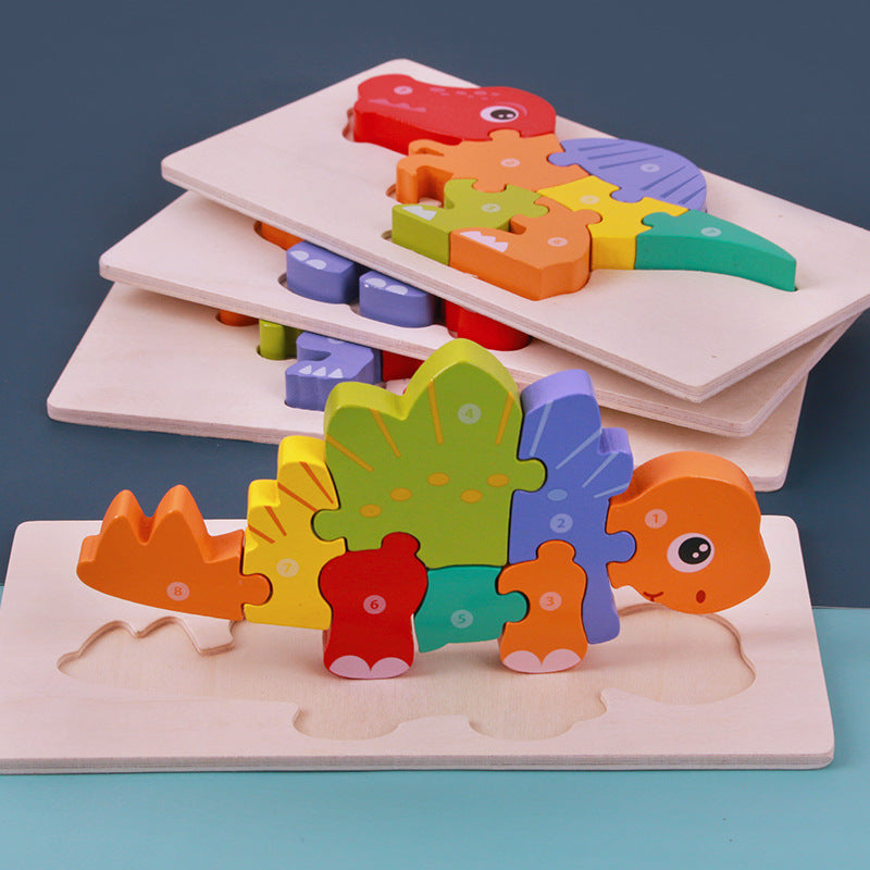 Montessori 3D Dino Puzzle