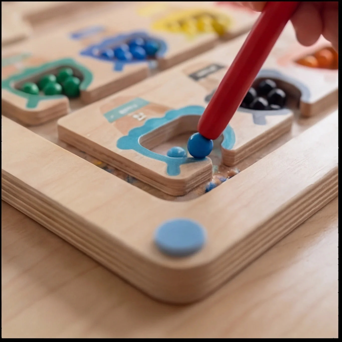 Montessori Ice Cream Counting Maze
