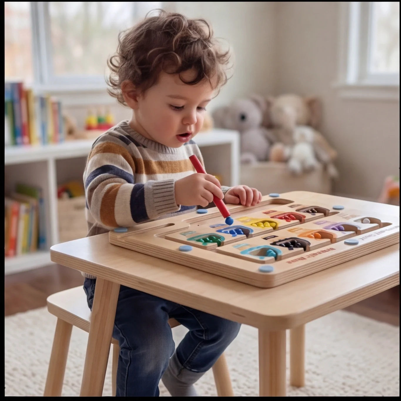 Montessori Ice Cream Counting Maze