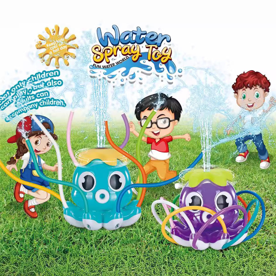 Kids Octopus Sprinkler Toy – Outdoor Water Spray Toy for Garden Summer Fun