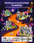 Montessori Ghosts & Ghouls Magnetic Building Blocks