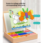 Montessori Magnetic Tangram Puzzle Box