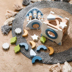 Montessori Wooden Rocket Set