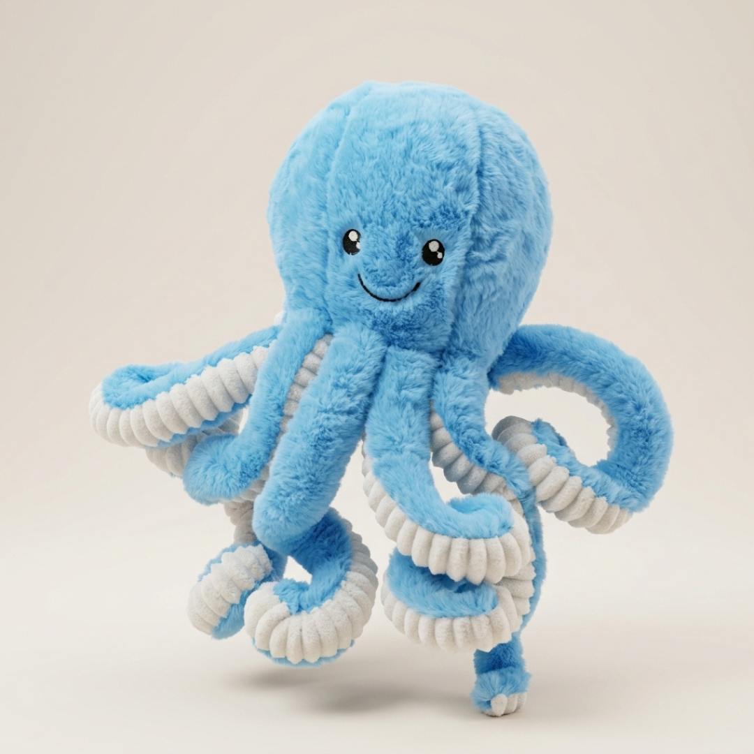 Soft Octopus Plush Toy for Babies & Toddlers | Sensory Comfort Plush