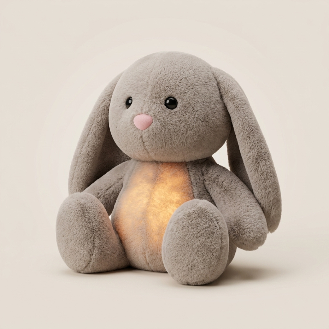 Breathing Bunny Plush Toy for Kids | Calming Sensory Sleep Companion