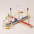 Kids Wooden Ring Toss Game – Outdoor Carnival Throwing Game for Parties