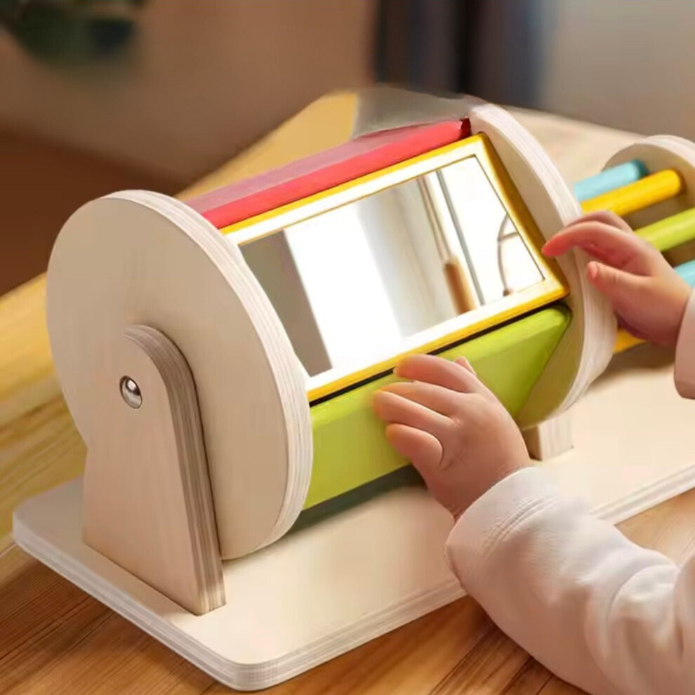 Montessori Wooden Spinning Drum