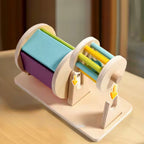Montessori Wooden Spinning Drum