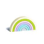 Colorful Wooden Rainbow Toy for Toddlers