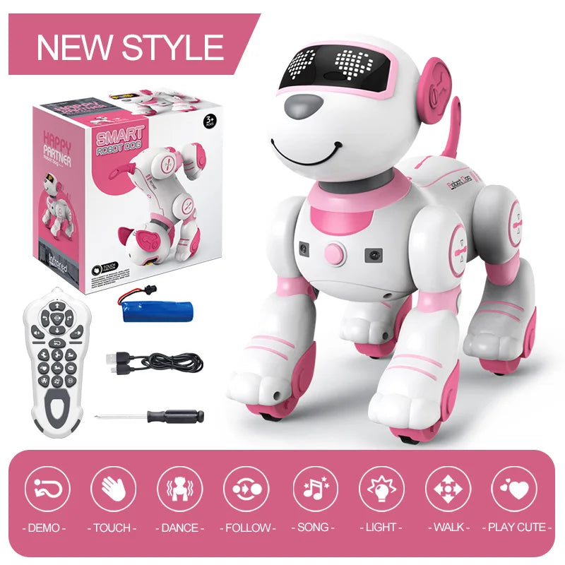 Interactive Robot Dog with Programming, Stunt Features, Touch Sensors