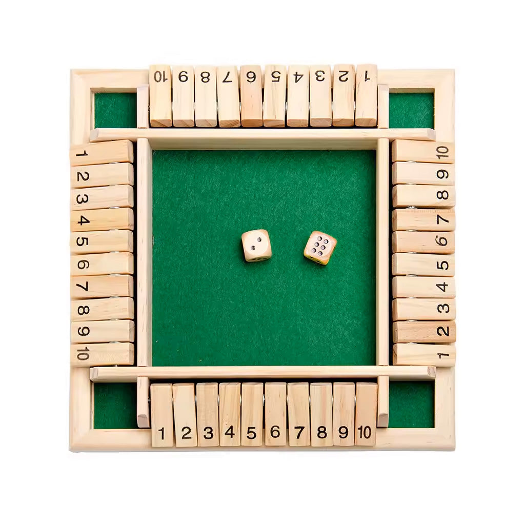 Shut the Box Dice Game Educational Game