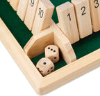 Shut the Box Dice Game Educational Game