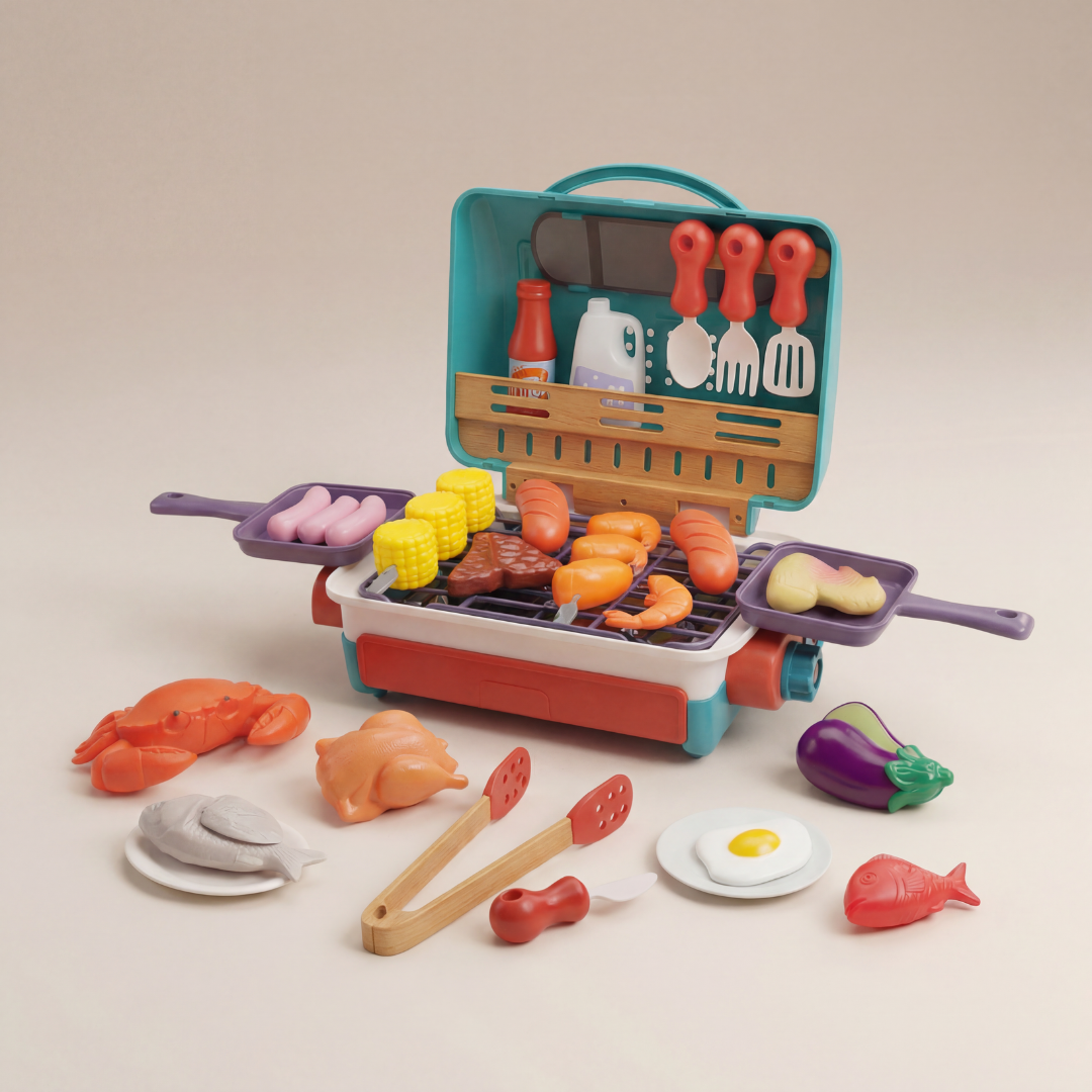Montessori BBQ Play Set