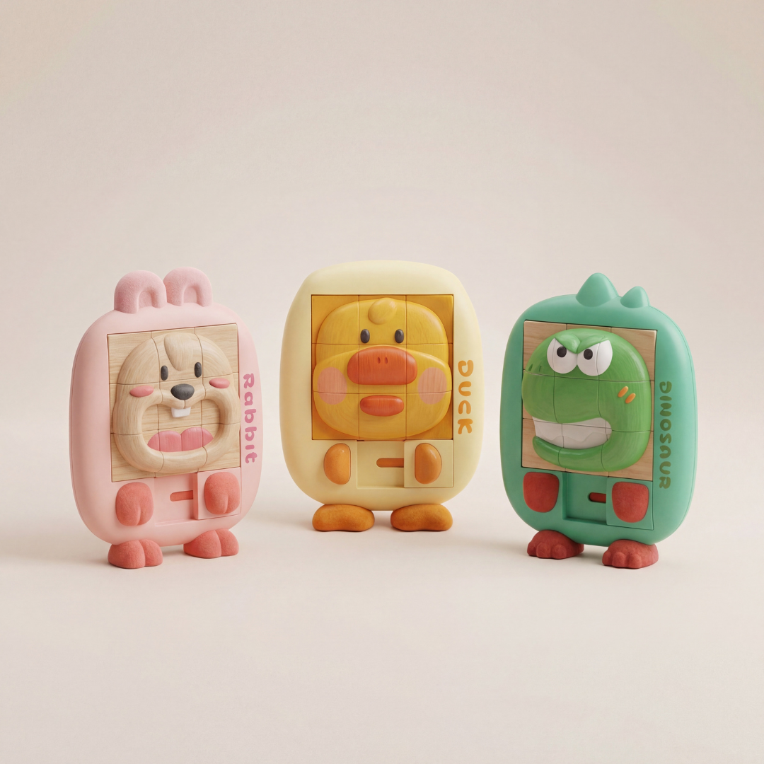 Montessori Animal Slide & Solve Puzzle