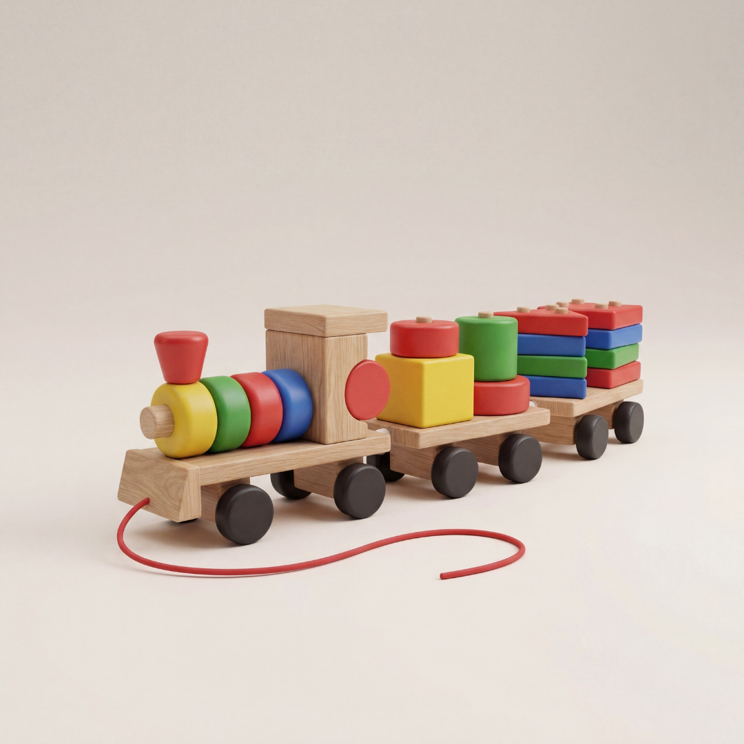 Montessori Shape Sorting Train
