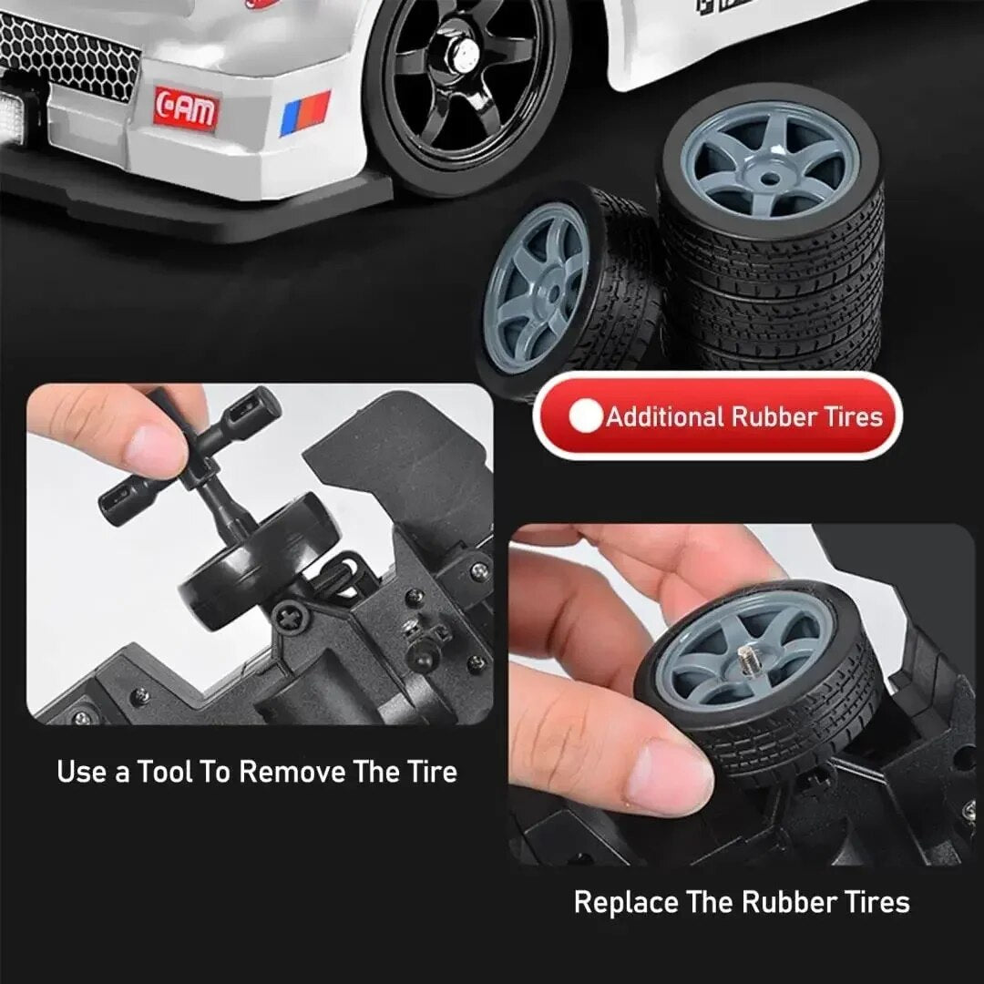 Remote Control Drift Car With Real Exhaust System