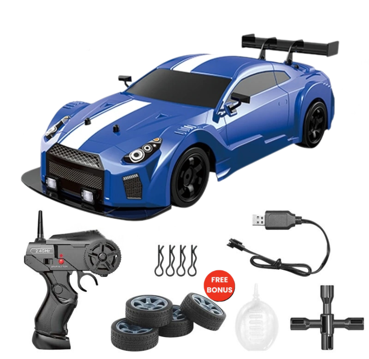 Remote Control Drift Car With Real Exhaust System