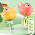 Kids Flying Disc Launcher Toy – Frog Hand-Pull UFO Shooter Game
