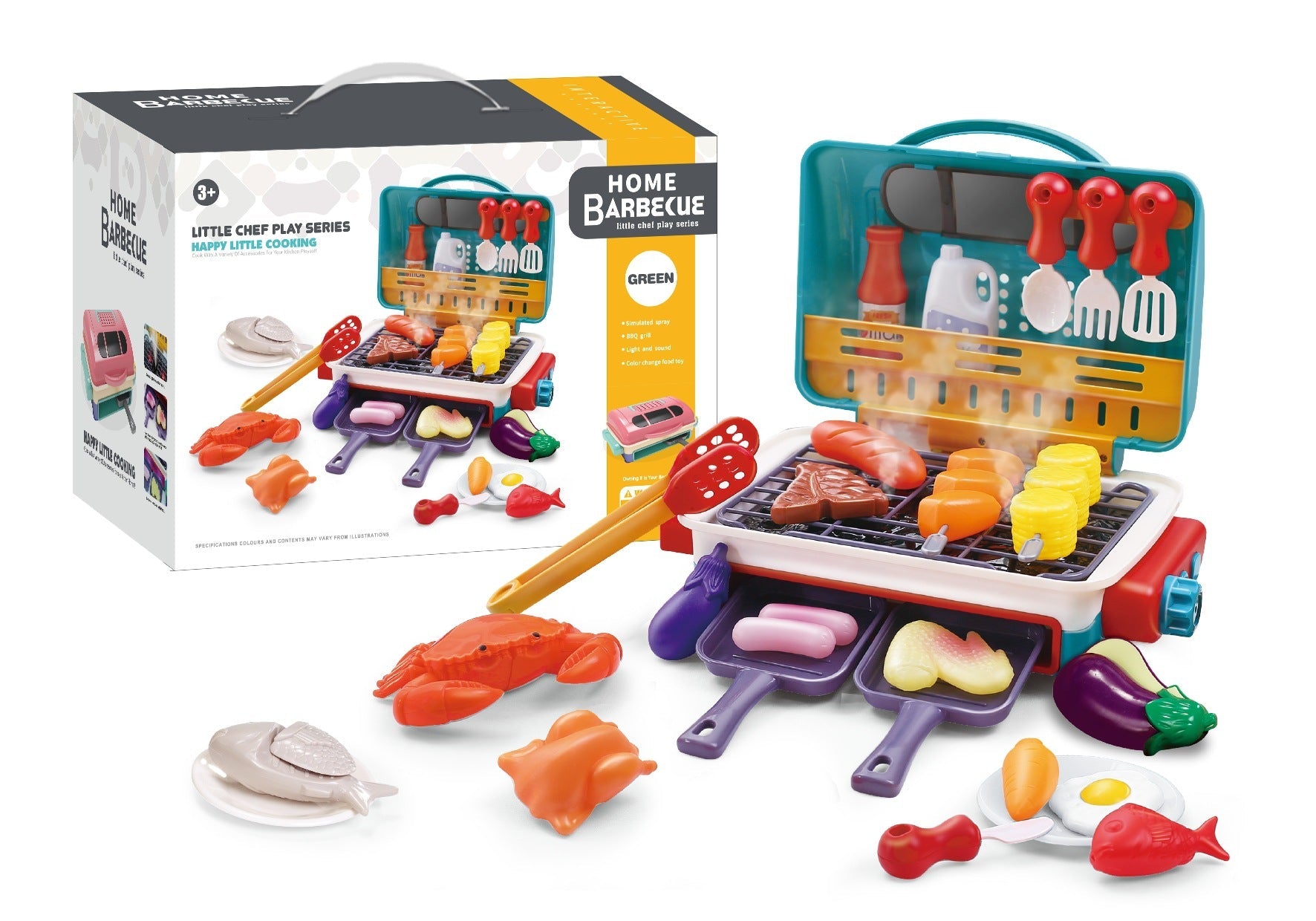 Montessori BBQ Play Set