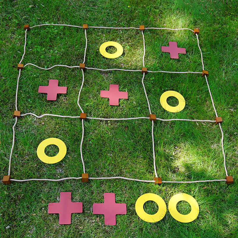 XL Outdoor Tic Tac Toe Game – Garden Party Lawn Game for Kids & Family