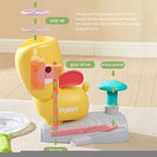 Kids Duck Disk Launcher Toy – Outdoor Flying Disc Shooter Game