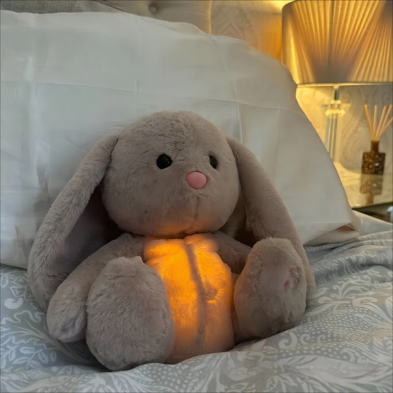 Breathing Bunny Plush Toy for Kids | Calming Sensory Sleep Companion