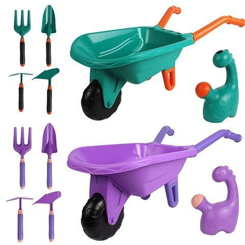 Kids Garden Wheelbarrow Set – Outdoor Gardening Toy Kit with Tools