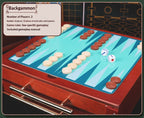15-in-1 Board Game Set – Chess, Backgammon & Family Classics All-in-One