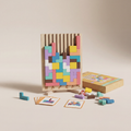 Montessori Wooden Colorful Tetris Children's Toy